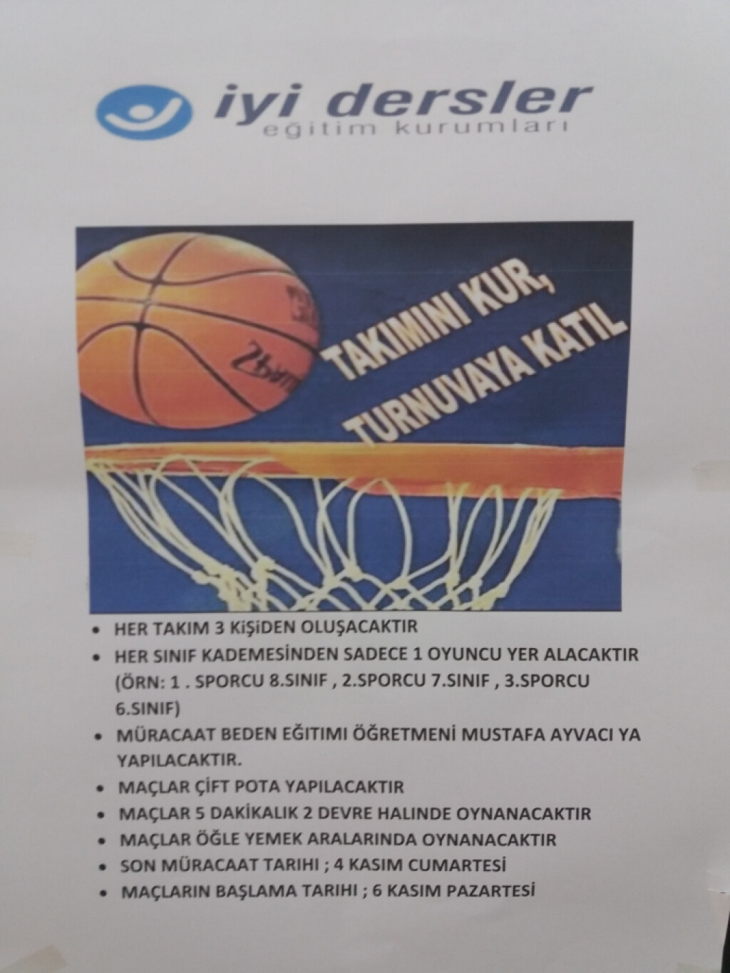 Takımını Kur, Turnuvaya Katıl | İstanbul Pendik İlkokulu ve Ortao...